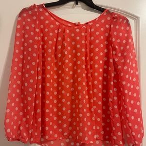 Polka dot blouse